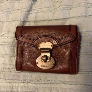 Fossil Brown Genuine Leather Wallet
